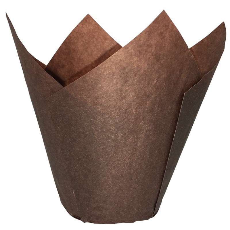 Moule cuisson muffin papier brun 4,9 x 7,8 cm - Par 500 - RETIF